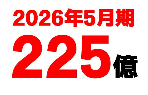 2022年 133億　2023年 142億　2024年 170億
